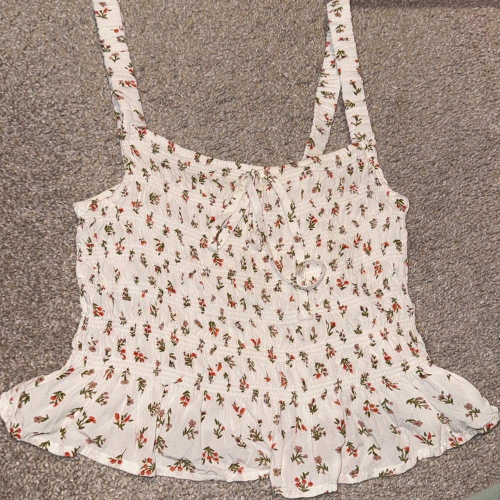 floral tank top